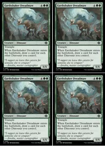 MTG - 4x EARTHSHAKER DREADMAW - Lost Caverns of Ixalan (U) - Picture 1 of 1