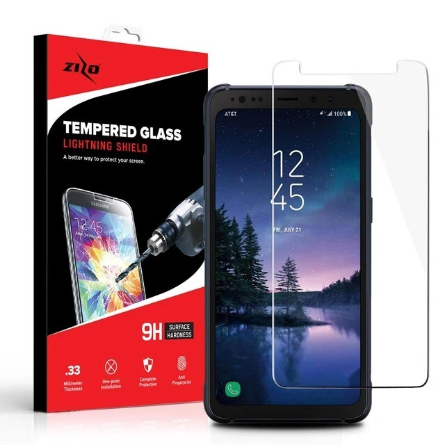Protector de Pantalla ZIZO Galaxy S8 Active - Protector contra Rayos 0.33mm Vidrio Templado  Foto 1 de 1