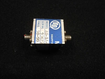 MITEQ 50-90-MHz AMPLIFIER, P/N AU-1A-1049, +15 VOLTS, SMA, 70 MHz - Image 1 of 4