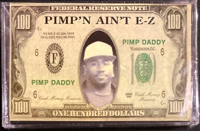 SEALED --- Pimp Daddy - Pimpin' Aint' E-Z --Rare Cassette G-FUNK/GANGSTA-RAP  - Image 1 of 4