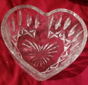 FTD GERMANY CIOTOLA A FORMA DI CUORE CRISTALLO PIOMBO 1992 OTTIMA - Foto 1 di 2