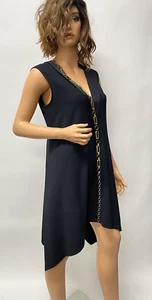 Little Black dress sustainable fashion renew Size 8 unique style - Picture 1 of 10