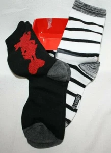 Planet Sox Disney Minnie Mouse Crew Socks Shoe Size 4-10 Multi Color - Picture 1 of 2