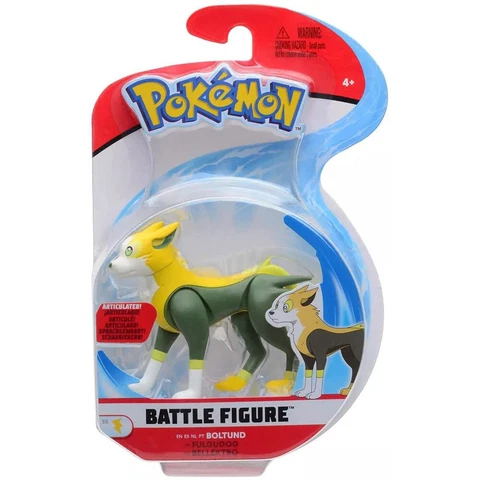 Wicked Cool Toys - Pokemon Articulated Battle Figure Pack S5 -BOLTUND (2.5 inch) Cover