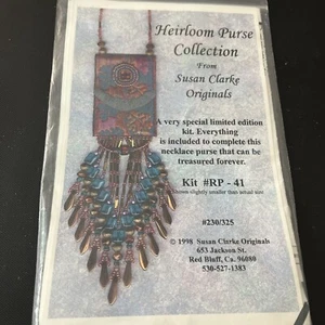 Heirloom Purse Necklace Kit, Susan Clarke Originals #RP-41 1998 Complete - Picture 1 of 2