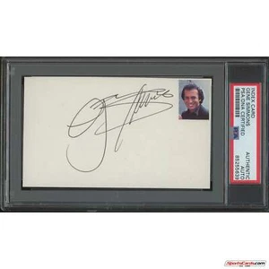 Gene Simmons KISS Signed Auto 3x5 Card PSA/DNA - Picture 1 of 2