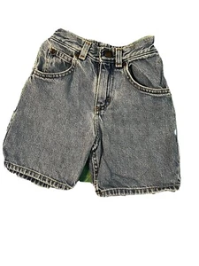 OshKosh  Boys Size 5 elastic Waist Denim Blue Jean  Shorts - Picture 1 of 3