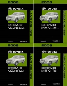 2006 Toyota Land Cruiser Shop Service Repair Manual Complete Set - Bild 1 von 1