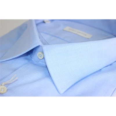 CAMICIA UOMO CALIBRATA 100% COTONE COLLO TG 50-51-52-53-54 PHILO VANCE QUADRI - Immagine 1 di 4