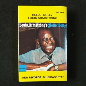 LOUIS ARMSTRONG - 'Hello, Dolly!' Cassette Tape Album MCA RECORDS, PAPER LABELS - Picture 1 of 4