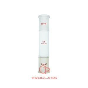 Lab Glass Adapters Connecting Straight Two Female Joints 24/40 - Imagen 1 de 6