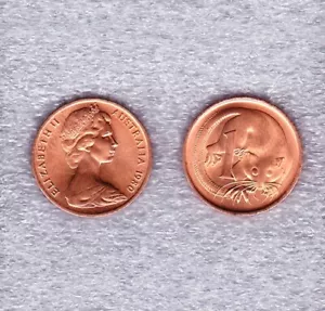 AUSTRALIA: 1980 1 Cent Coin (ex RAM Mint Roll) – Uncirculated – LOT MR8001-1 - Picture 1 of 1