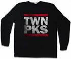 Twn Pks Herren Langarm T-Shirt Run Twin Letters Dmc Peaks Fun Dale Bartholomew
