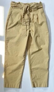 Ann Taylor hellgelbe Paperbag Hüfthose Größe 6 adrette Landhauskern kokett - Bild 1 von 5