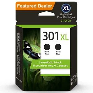 301 Ink Cartridge for HP 301XL Deskjet 1050 2540 2050 A 3050 Envy 4500 4504 5530 - Picture 1 of 10