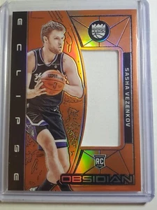 2023-24 Obsidian Sasha Vezenkov Eclipse Patch /99 Orange RC Kings - Picture 1 of 2