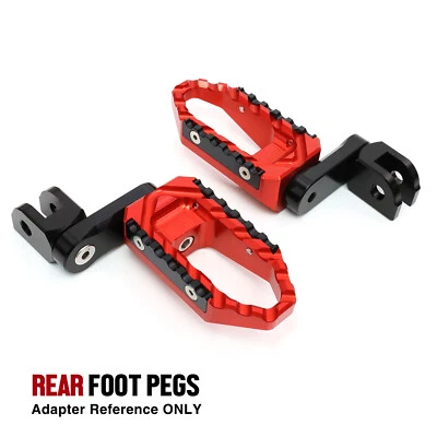 Estriberas traseras descensoras TRC rojas de 40 mm para Aprilia RS 660 21 22 23 Foto 1 de 4