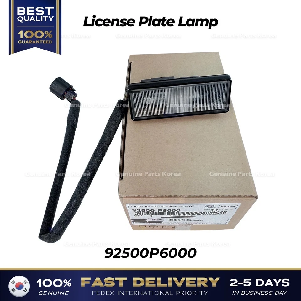 ⭐Genuine⭐ License Plate Lamp 92500P6000 for Hyundai Santa Fe - Image 1 of 2