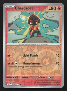 Pokemon Charcadet - 033/191 Reverse Holo Common SV08: Surging Sparks NM - Picture 1 of 2