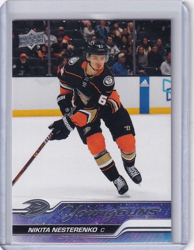 2023-24 Upper Deck Series 1 Young Guns #230 Nikita Nesterenko - Anaheim Ducks - Image 1 of 1