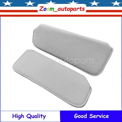 Sun Visors Light Grey Pair For 88-98 Chevy Silverado GMC Sierra Pickup Truck New Foto 1 de 4