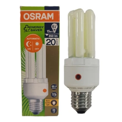 Osram Dulux Intelligent Sensor 15W = 67W 2700K E27 850lm Warm Weiß Lumilux NEU - Bild 1 von 4