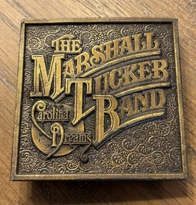 Vintage 1977 The Marshall Tucker Band ~ Carolina Dreams ~ Bergamot Brass Buckle - Image 1 of 4