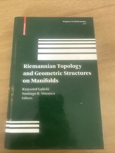 Riemannian Topology & Geometric Structures on Manifolds Galicki 2008 Birkhäuser - Picture 1 of 3