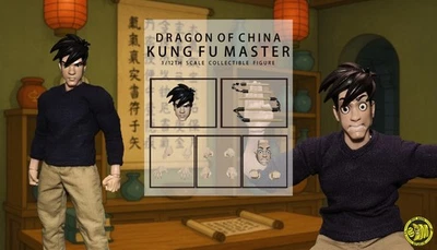 Figura de acción JM012: Joy Man JMToys escala 1/12 Kung Fu Master 6" Foto 1 de 4