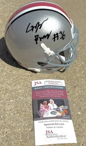 GABE POWERS Ohio State Buckeyes SIGNED Mini Helmet JSA COA - Picture 1 of 3
