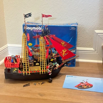 Playmobil 5736 Black Beard’s Pirate Ship Complete 4424 - Image 1 of 4