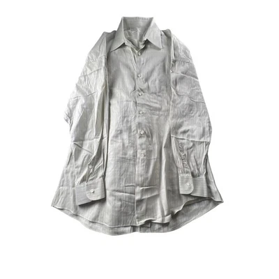 Camisa de vestir a rayas Ermenegildo Zegna para hombre talla 43 17 Foto 1 de 4