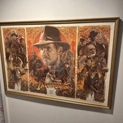 Indiana Jones Trilogy Poster by Gabz Signed And Numbered /2600 - Image 1 of 4