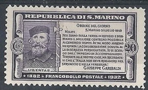1932 SAN MARINO GARIBALDI 20 CENT MH * - RR9271-2 - Picture 1 of 1