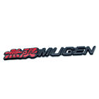 For CRV 3D Matte Black MUGEN Metal Rear Trunk Badge Car Body Sport Emblem Decal 