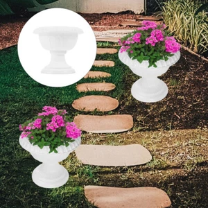 4pcs Bonsai Plant Pot Balcony Planter Pot Grecian Urn Planter - Picture 1 of 12