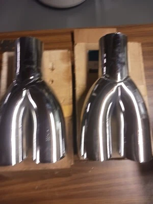 NOS GM 1970 1971 PONTIAC GTO T-37 法官全新通用 OE EXHAUST EXTENSIONS 478022 对 — 第 1/4 张图片