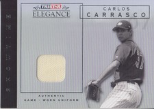 2007 TRISTAR Elegance Showtime Game Used #CC Carlos Carrasco Jersey