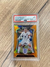 2015-16 Panini Select Soccer England Wayne Rooney Orange Prizm /149 PSA 9