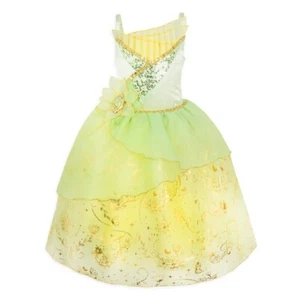 NWT Disney Store Size 5/6 Tiana Costume Dress Up Princess Frog NEW - Picture 1 of 1