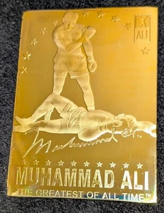 Muhammad Ali Gold Card Boxen handsigniert Sportboxer Weltmeister ZIEGE alt  - Bild 1 von 13