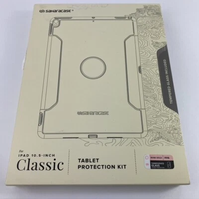 SaharaCase Classic Case+Glass Screen Protector for iPad 9.7" (2017/18) Rose Gold - Image 1 of 4