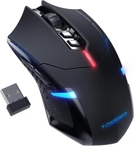 T-DAGGER Wireless Gaming Mouse- USB Cordless PC Accessories Computer Mice - Picture 1 of 4