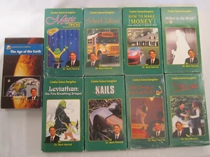 VHS Lot 9 Christian CREATION SCIENCE EVANGELISM Kent Hovind MISC TOPICS [10L2] - Bild 1 von 1