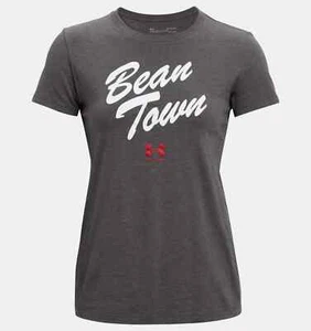 Under Armour Women's XL Boston Bean Town Loose Fit Cotton Blend Lightweight Tee - Picture 1 of 2