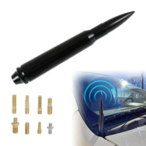 Antena bala negra para Ford F150 Ram 1500 Sierra Jeep Wrangler Bronco Toyota - Imagen 1 de 7