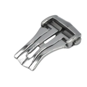 18mm Stainless Steel Silver Color Deployment Watch Clasp For Omega - Picture 1 of 7
