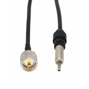 DIN Male to PL259 UHF Male Car AM FM Ham Radio Antenna RG58 Coax Cable 1~16FT - Picture 1 of 2