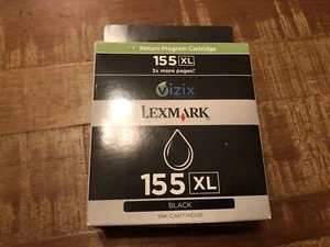 Cartouche Lexmark 155 XL noire + 150 black + 150 c+m+y -> lot de 5 - Photo 1/2