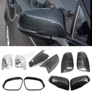Cubierta de espejo retrovisor de fibra de carbono 2 piezas para Toyota Highlander 2024 2025 - Imagen 1 de 31